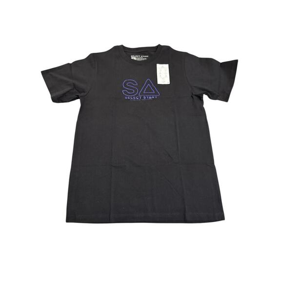 NWT Select Start Black Short Sleeve Shirt Crew Neck Sustainable Men Unisex Tech - Picture 1 of 6